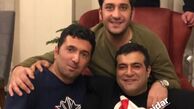 دورهمی آقای بازیگر با دوستانش + عکس