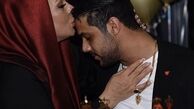 بوسه نسرین مقانلو و پسرش + عکس