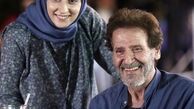 الهام طهموری در کنار بازیگر پیشکسوت + عکس