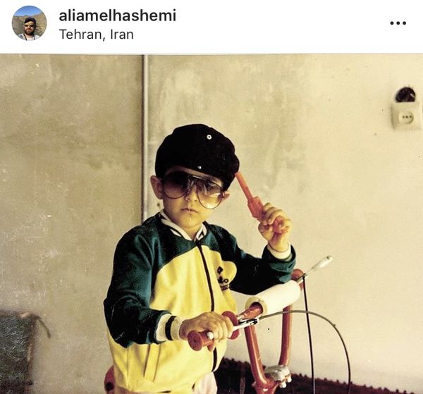 علی شادمان در خردسالی + عکس