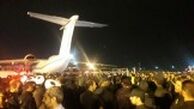 پیکر مطهر شهید مدافع حرم محسن حججی وارد تهران شد/ عکس