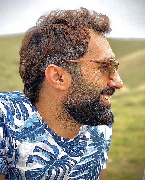 هادی کاظمی دل به طبیعت زد + عکس