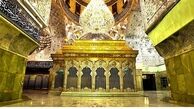 اتمام عملیات لاغرسازی ستون‌های اطراف ضریح مطهر امام حسین(ع) + تصاویر