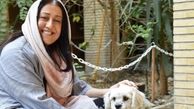 فاطمه هاشمی و سگش + عکس