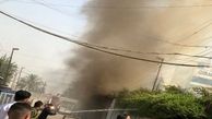 حریق در سفارت افغانستان در عراق