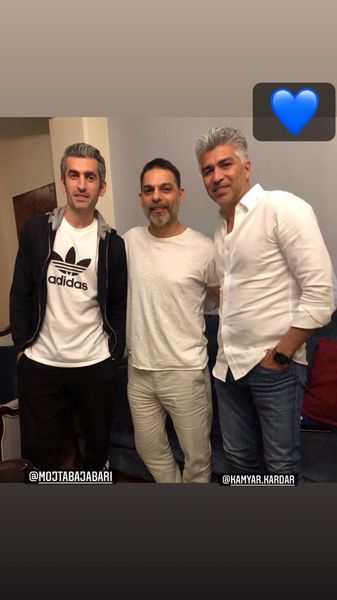 پیمان معادی استقلالی و دوستانش + عکس