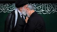 آخرین حضور شهید حاج قاسم سلیمانی در عزاداری بیت رهبری+عکس