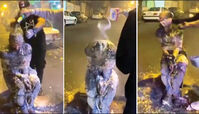 جشن تولد خطرناکی که در خیابان های تهران برگزار شد+عکس