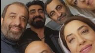پیمان احمدی نیا در کنار همکاران جدیدش + عکس