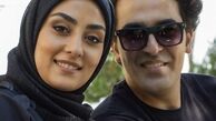 الهام طهموری و‌همسرش + عکس