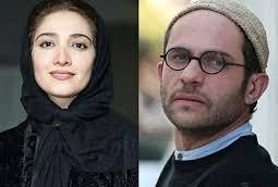 بابک حمیدیان و همسرش مینا ساداتی\
