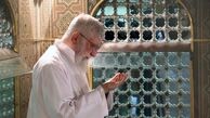 گزارش تصویری از غبار روبی مضجع شریف رضوی با حضور رهبر انقلاب