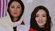 لاله اسکندری و گلاره عباسی در لباس هلال احمر/عکس