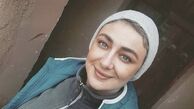 ویدا جوان با کلاه و کاپشن زمستونی + عکس