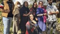 خانم بازیگر و‌دوستانش + عکس
