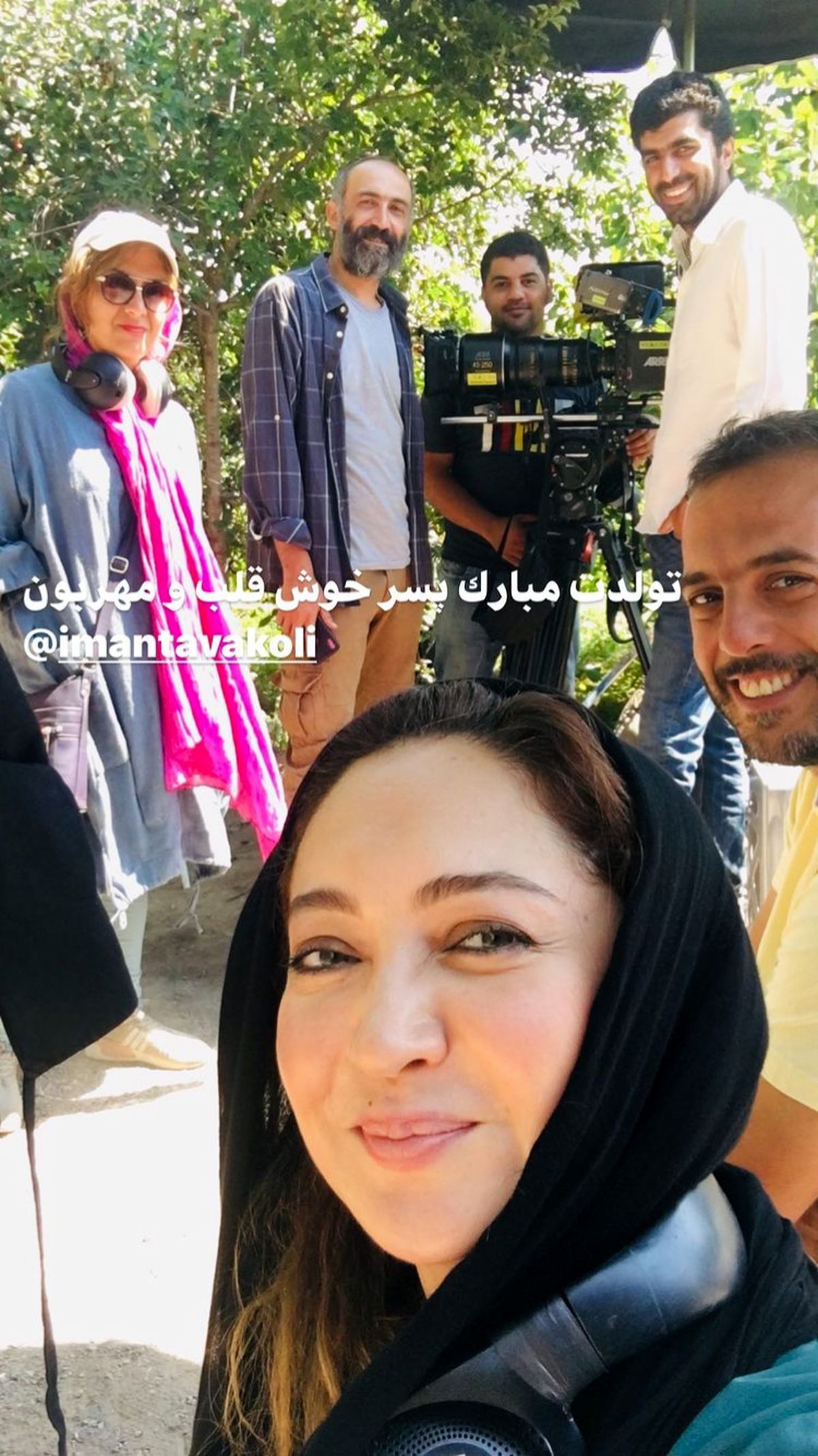 تبریک نیکی کریمی به دوستش + عکس