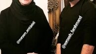 مریم امیرجلالی و دیدار با هنرمند مورد علاقه اش+عکس