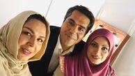 سلفی شهره سلطانی با زوج خوش صدای مشهور + عکس
