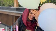خنده های از ته دل الهام پاوه نژاد در روز تولدش + عکس