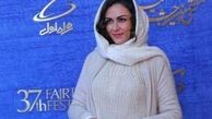 جلب توجه تیپ خاص و متفاوت شیوا ابراهیمی در جشنواره فجر! عکس