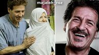 عکس ابوالفضل پورعرب و مادرش