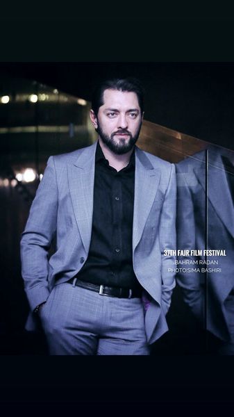 تیپ ساده و شیک بهرام رادان + عکس