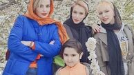 سپیده خداوردی و پسر و دوستانش در یک باغ + عکس