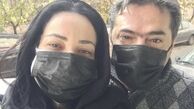 نسرین نصرتی و‌ همسرش + عکس