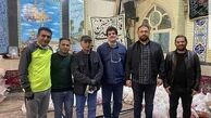 کمک رسانی پرویز پرستویی به همراه دوستانش در روزهای قرنطینه + عکس