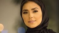تیپ چرم خانم بازیگر/ عکس