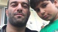 حنیف عمران زاده و خواهرزاده اش+عکس