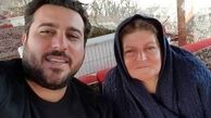محسن کیایی بانمک و مادرش+عکس