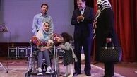 اعزام هانیه دختر فداکار سرپل ذهابی به تهران برای ادامه درمان