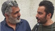 مانی حقیقی در کنار بازیگر قورباغه + عکس
