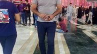اسطوره فوتبال ایران در کربلا + عکس