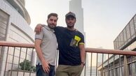 گردش گلزار با برادرش + عکس