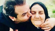 بوسه شهرام قائدی بر گونه مادرش + عکس