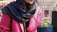 کیک تولد ساده خانم بازیگر + عکس