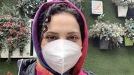 روشنک ‌عجمیان با ماسک + عکس