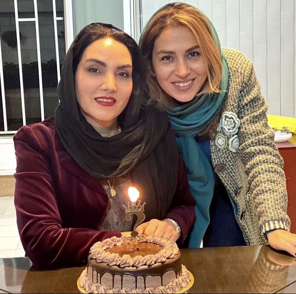 مرجان شیرمحمدی و دوستش در تولد + عکس