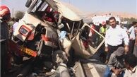 4 کشته و زخمی در تصادف مرگبار مینی بوس بنز 