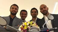 تبریک امیر جدید به دوستش + عکی