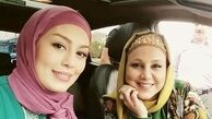 سحر قریشی در ماشین شخصی بازیگر مشهور + عکس