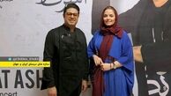 عکس بازیگر افغانی بوی باران در کنسرت آقای خواننده