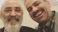 مازیار ناظمی و دوست بازنشسته جوانش+عکس