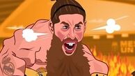 شام آخر راموس در مادرید/ کاریکاتور
