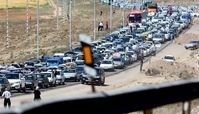 ترافیک سنگین در این جاده ها گزارش شد !