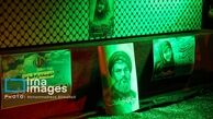 تصاویری از مراسم وداع با پیکر شهیده معصومه کرباسی