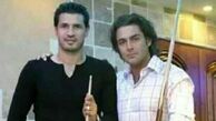 عکس گلزار با علی دایی وقتی خیلی لاغر بود