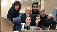 بیژن بنفشه خواه با گریم‌ کار جدیدش + عکس